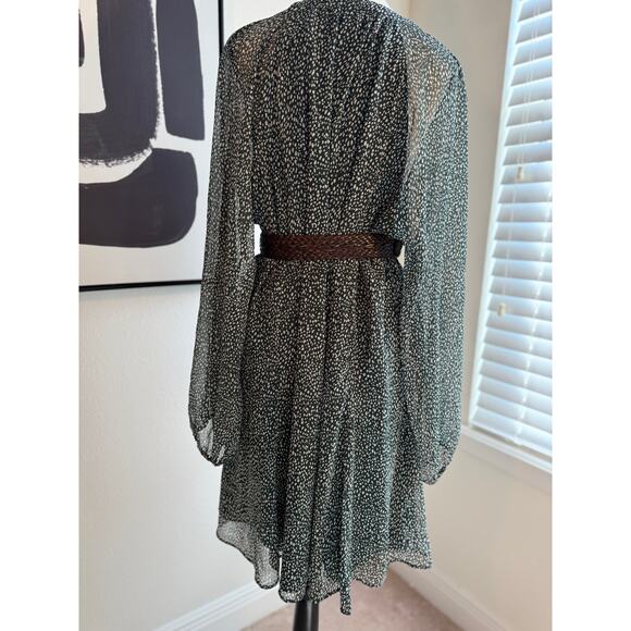 Joie Green Abstract Dot Chiffon Tunic Dress | XXL - Picture 8 of 12